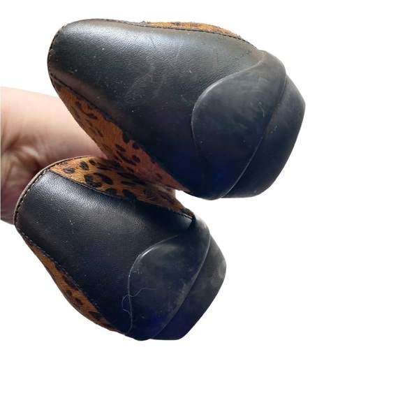 Dansko Olivia Calf Hair Leopard Print Shoes Size 39 - Picture 6 of 12